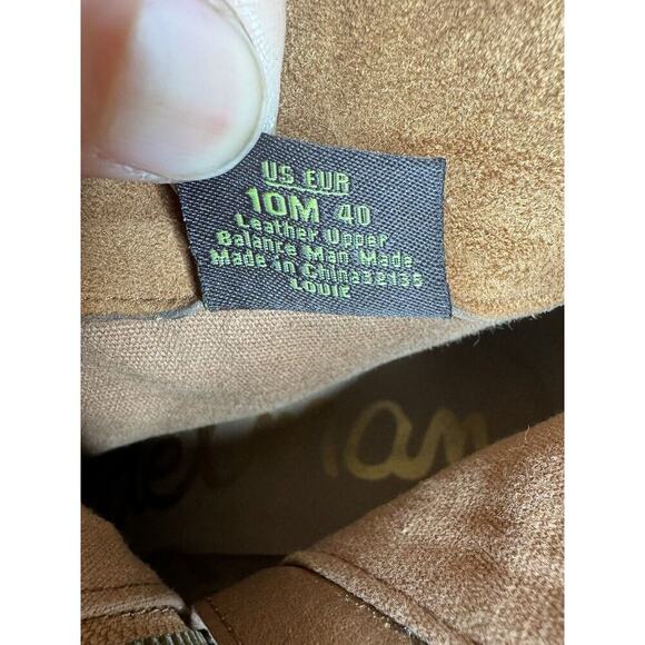 Sam Edelman Louie Suede Fringe Western Cowgirl Festival Ankle Bootie 10 - Picture 12 of 12